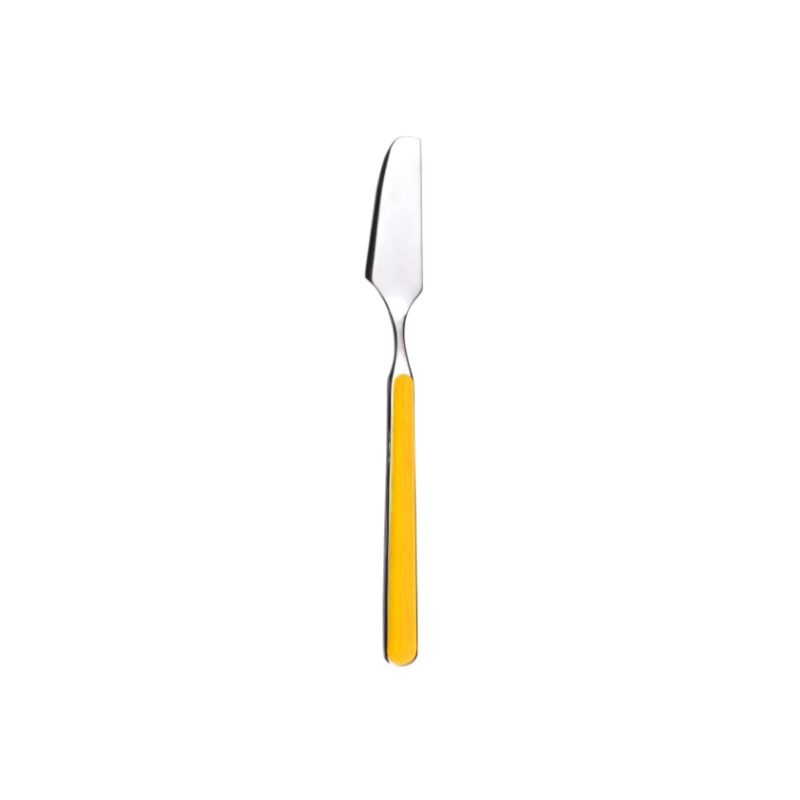 The Fantasia Fish Knife from Mepra in sunflower.