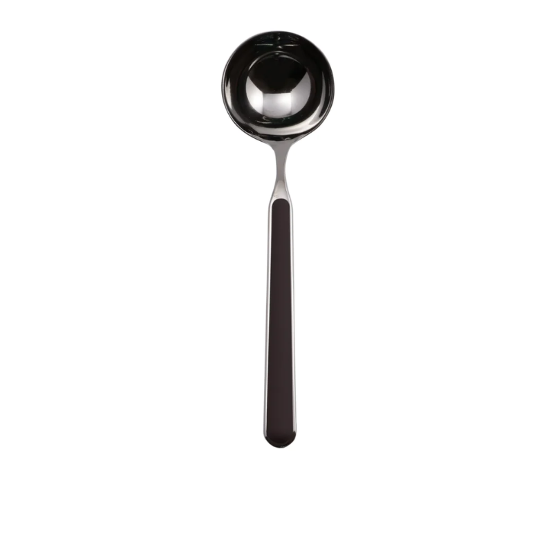 The Fantasia Gravy Boat Ladle from Mepra in pink.