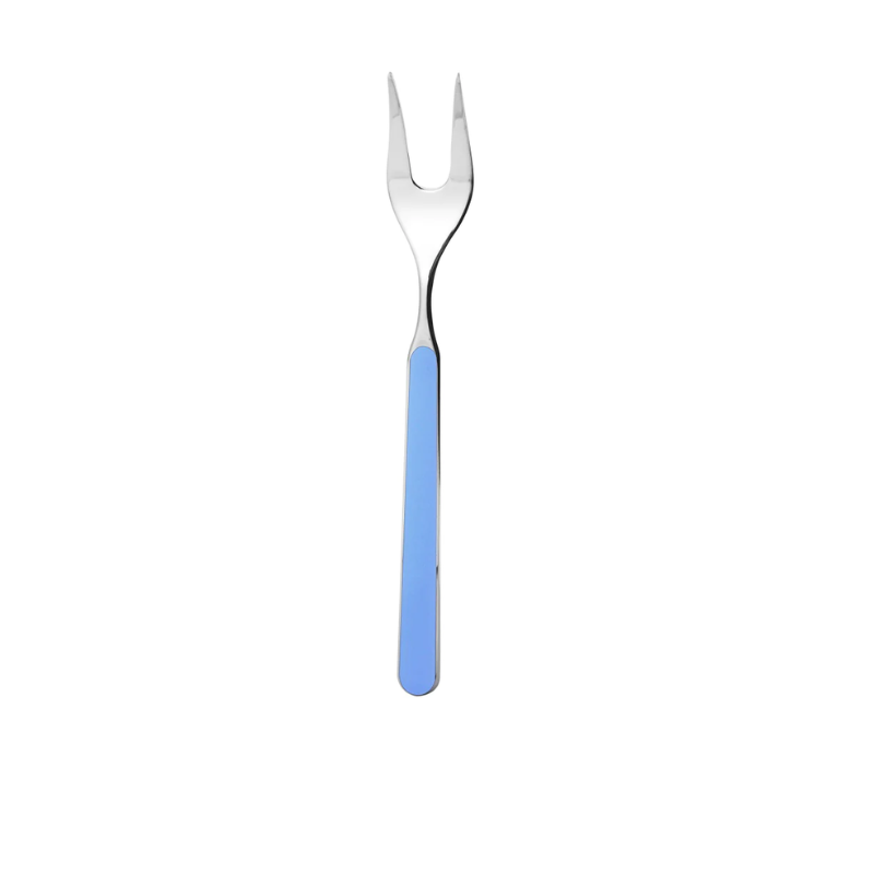 The Fantasia Serving Fork from Mepra in lavender.