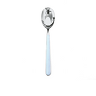 The Fantasia Serving Spoon from Mepra in light blue.