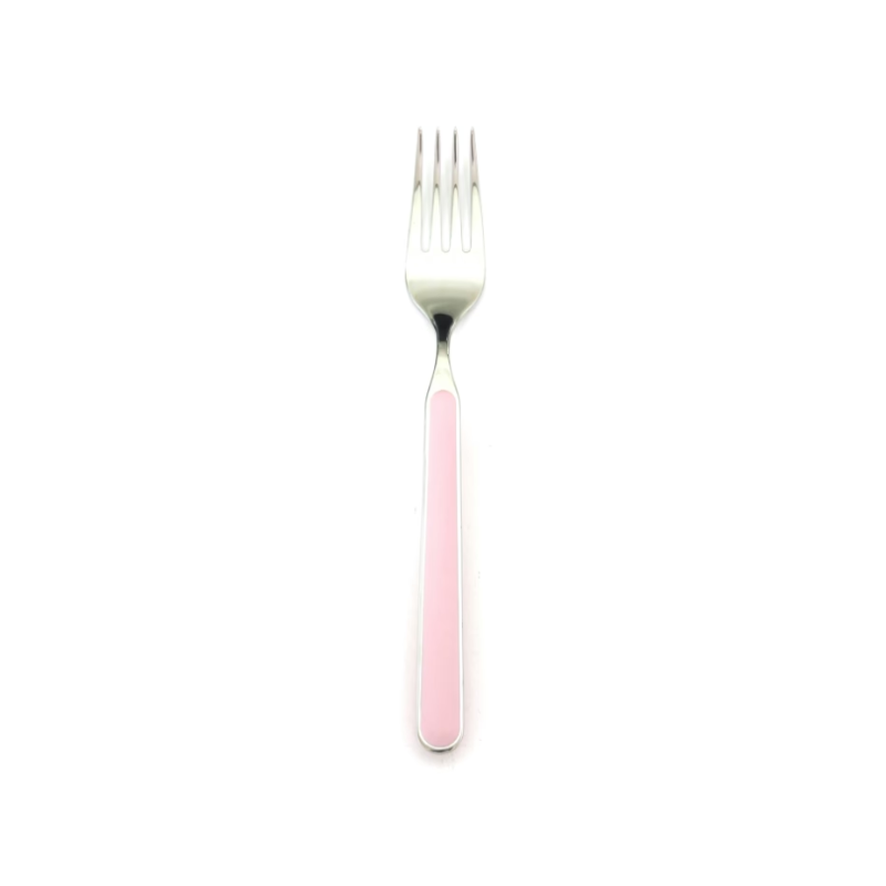 The Fantasia Table Fork from Mepra in pale rose.