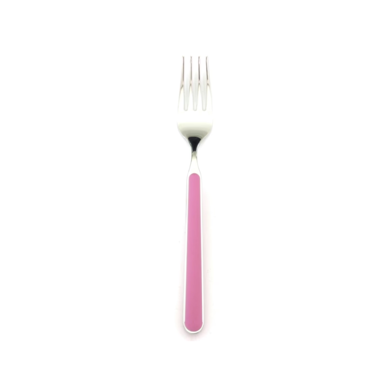 The Fantasia Table Fork from Mepra in pink.
