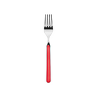 The Fantasia Table Fork from Mepra in red.