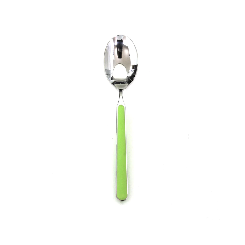 The Fantasia Table Spoon from Mepra in acid green.