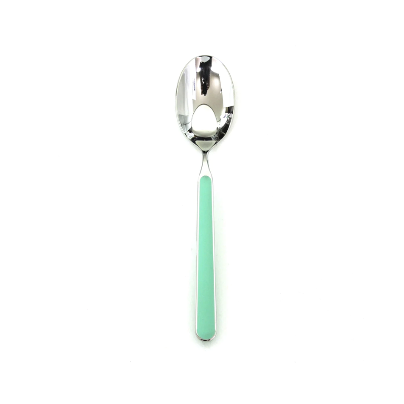 The Fantasia Table Spoon from Mepra in olive green.