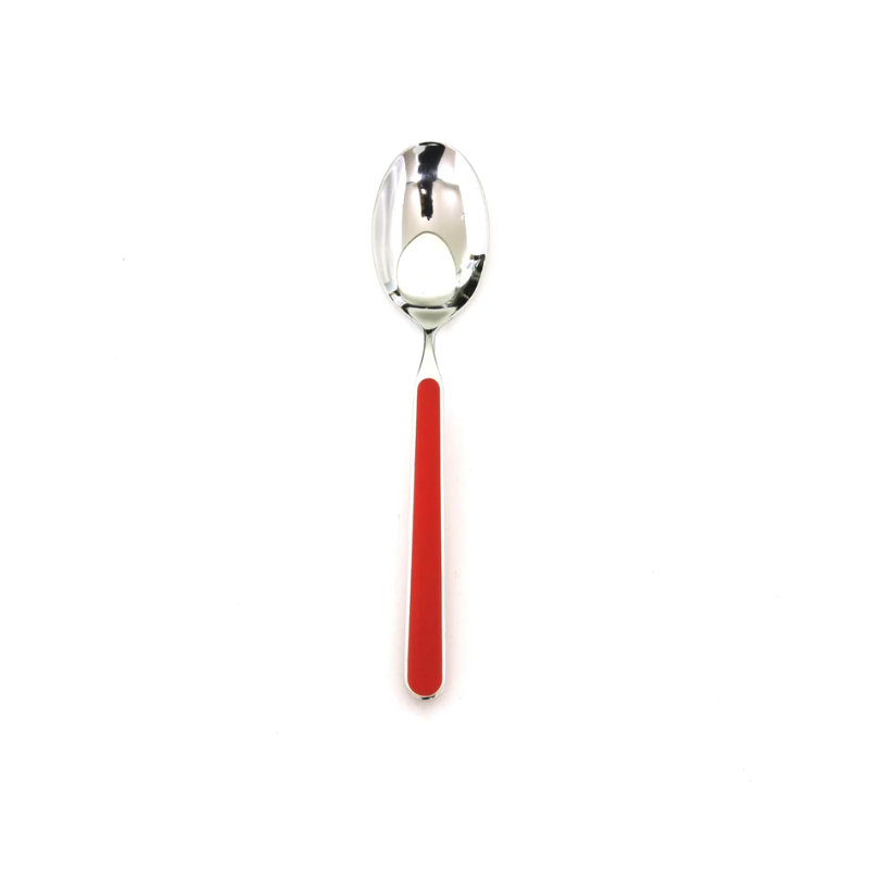 The Fantasia Table Spoon from Mepra in red.