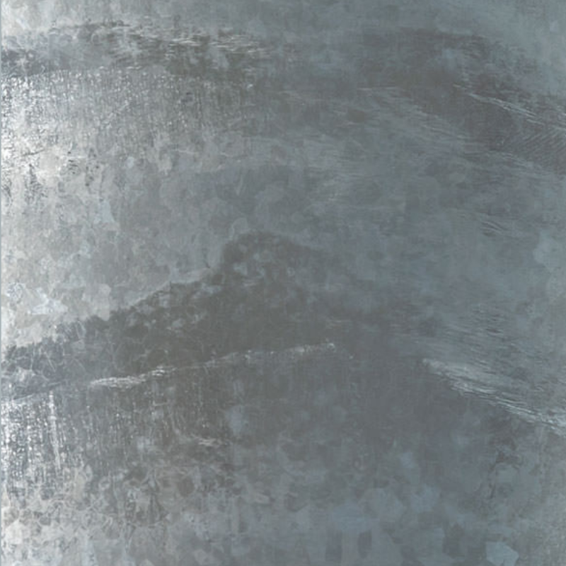 The galvanized finish for the 45 degree slope kit from the Modern Fan Co.