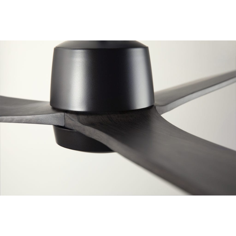 The Arbor DC - 54" ceiling fan by Modern Fan Co. in a close up photograph.