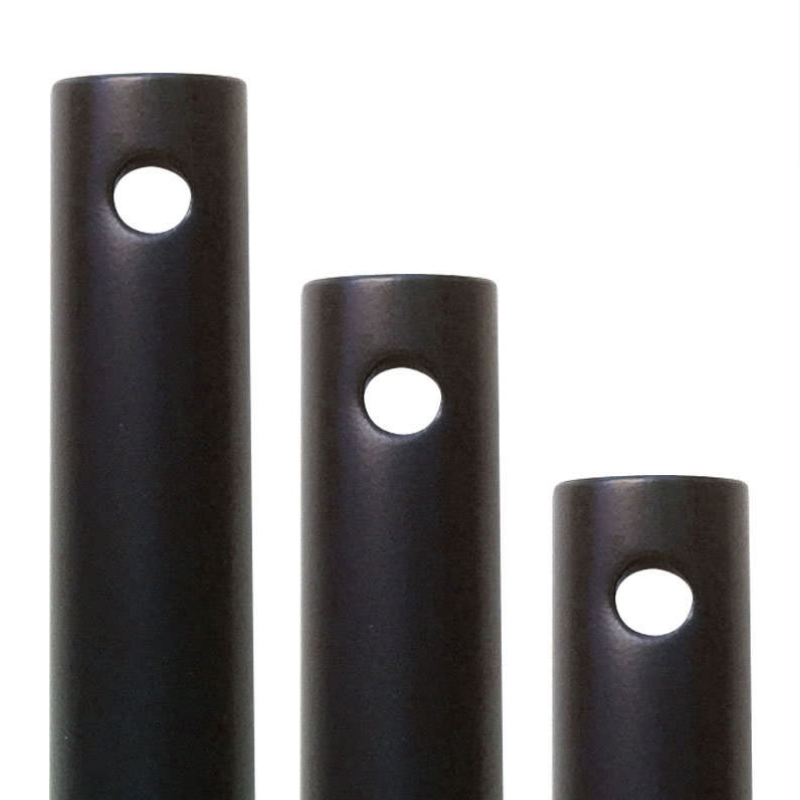 A standard down rod from The Modern Fan Co. in dark bronze finish.