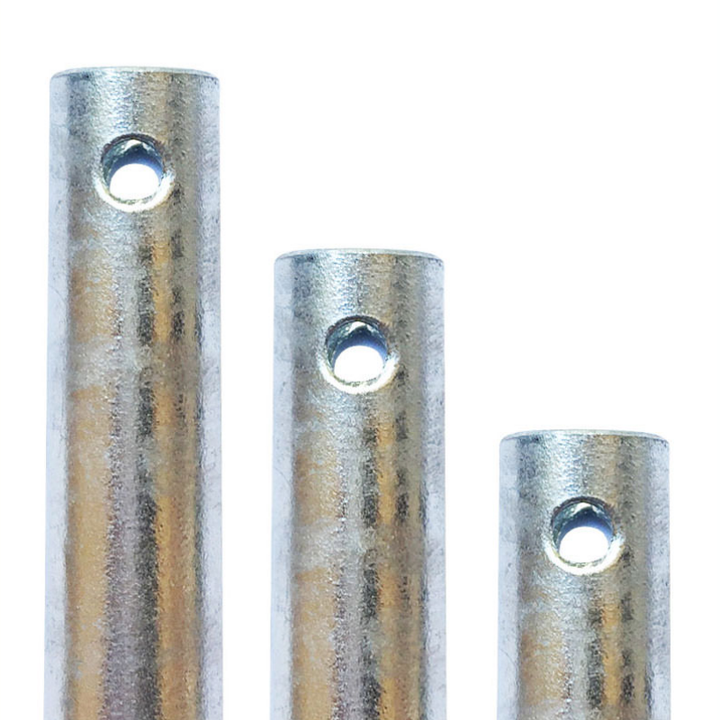 A standard down rod from The Modern Fan Co. in galvanized finish.