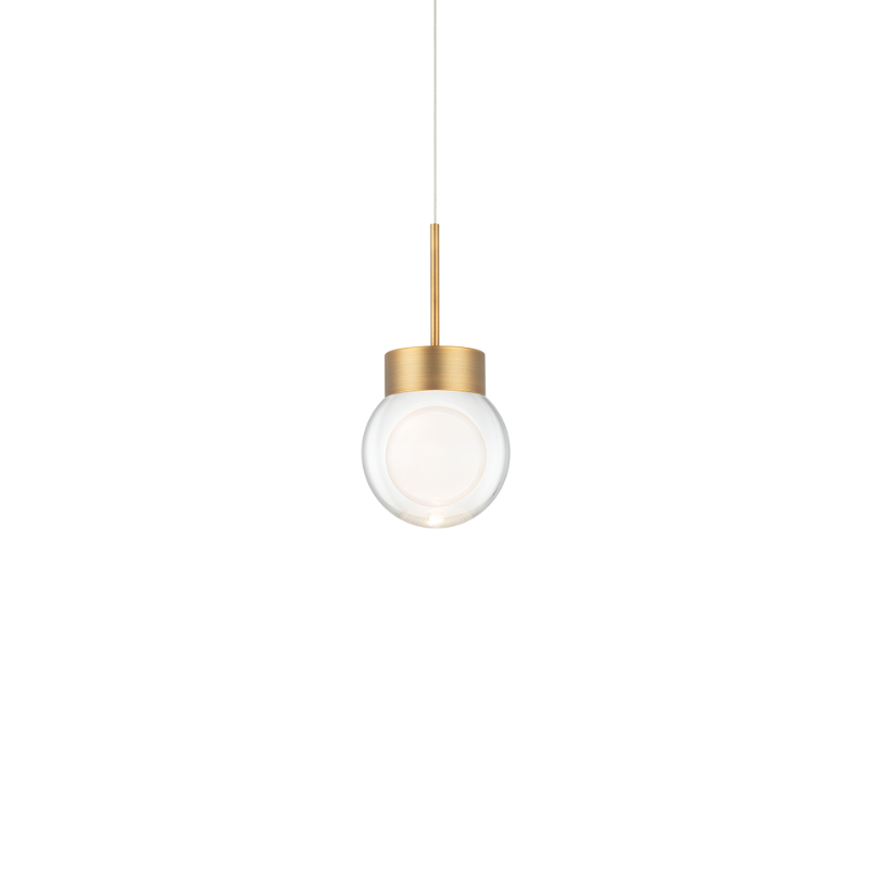 The Double Bubble from Modern Forms in Aged Brass.