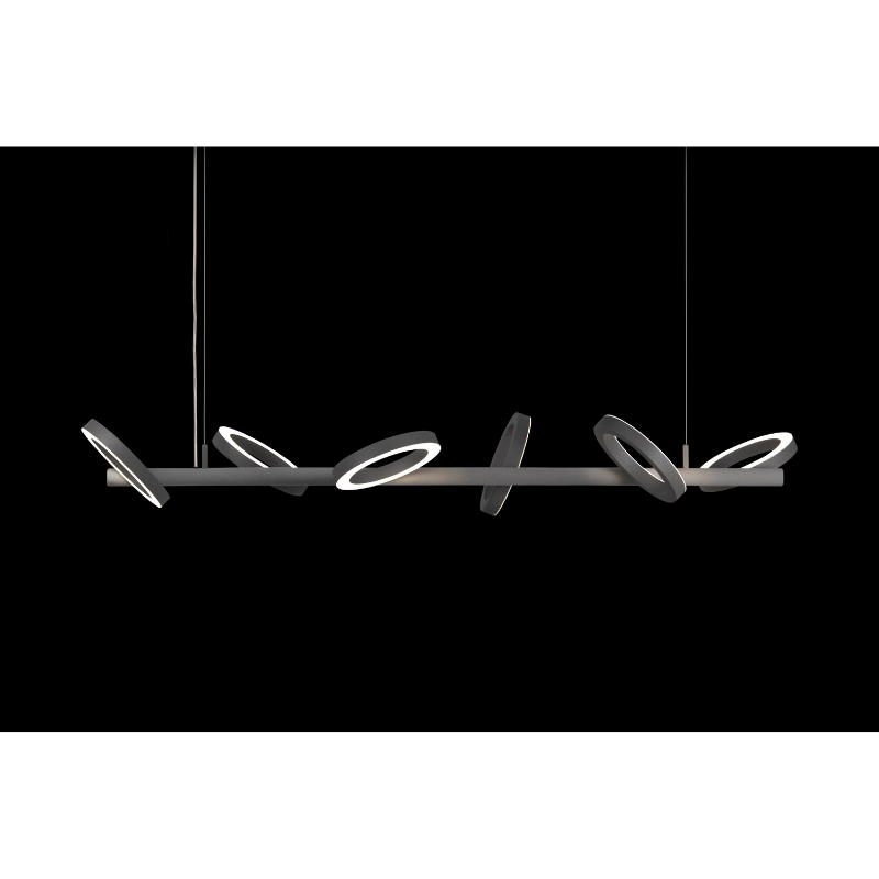 The Pallana Light from Moooi in a dark space.