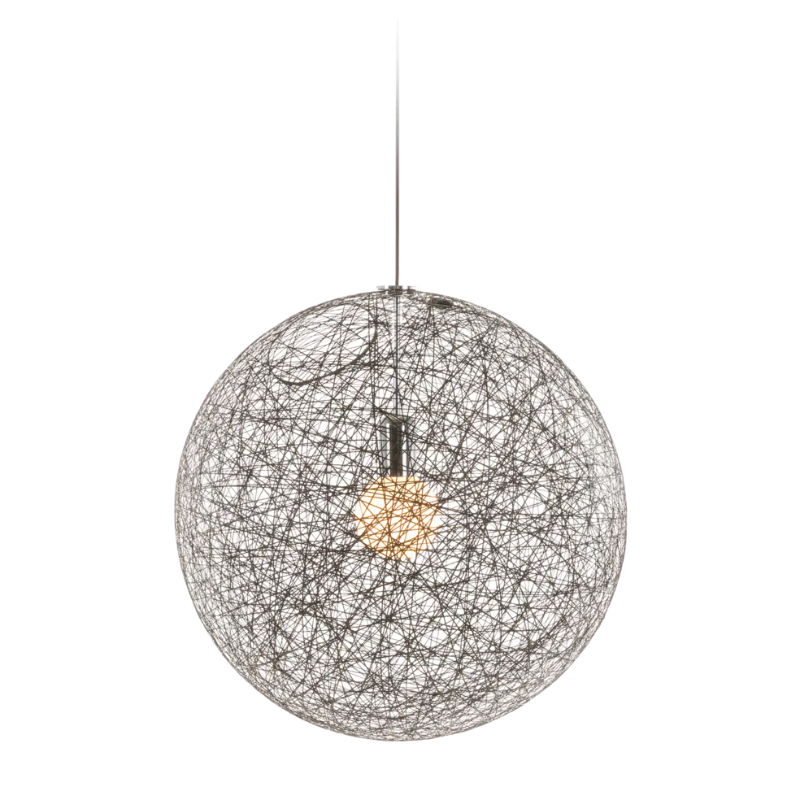 The small Random II Pendant from Moooi in black.