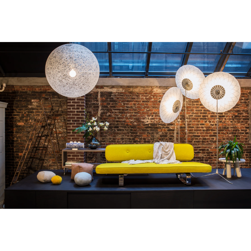 The Random II Pendant from Moooi in a lounge area.