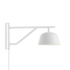 The Ambit Wall Lamp from Muuto in white.