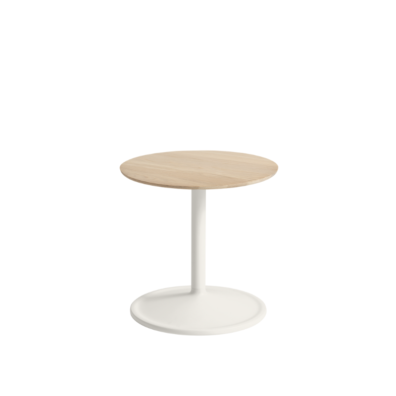 The Soft Side Table is both subtle yet characterful with its softened surfaces and understated functionalities. The soft and user-friendly interaction with the table is enhanced by the gentle grove under the tabletop, making it easy to move around.