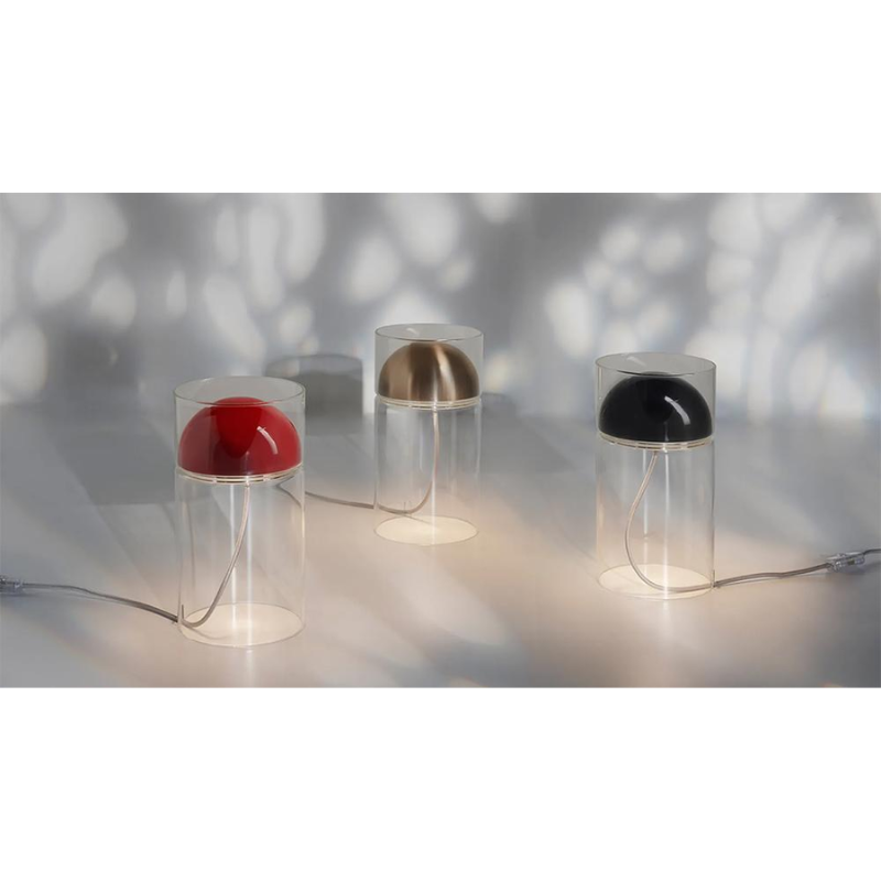 The Medusa from Oluce in all three colors in a studio. all-groups