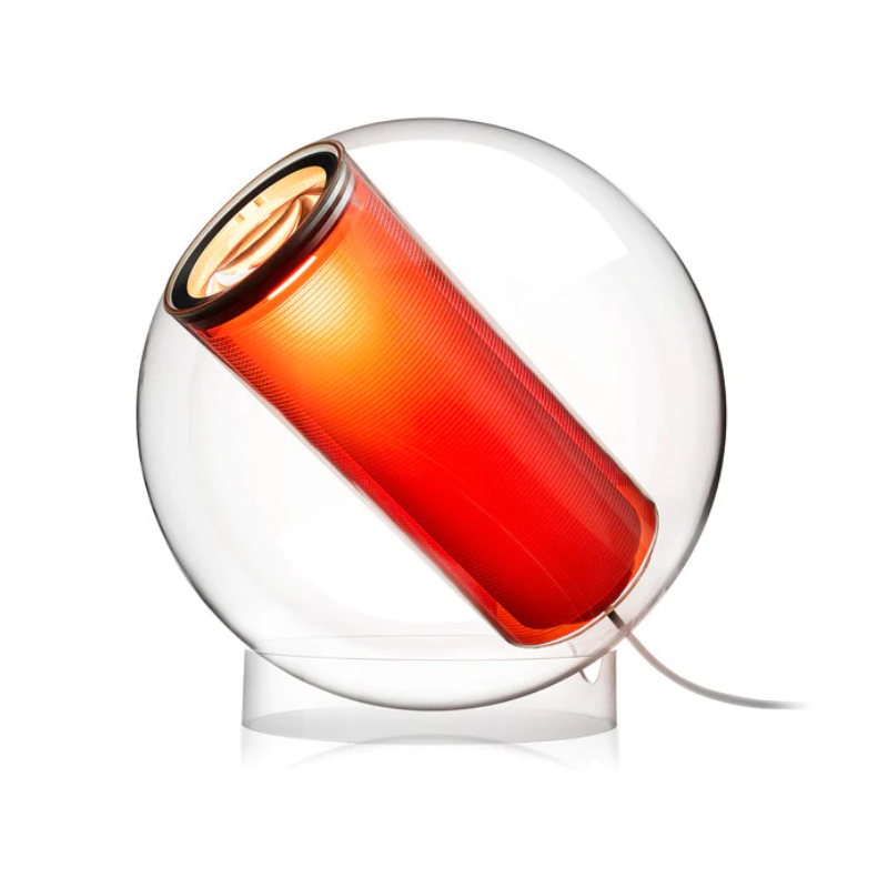 The Bel Occhio Table light from Pablo Designs in orange.