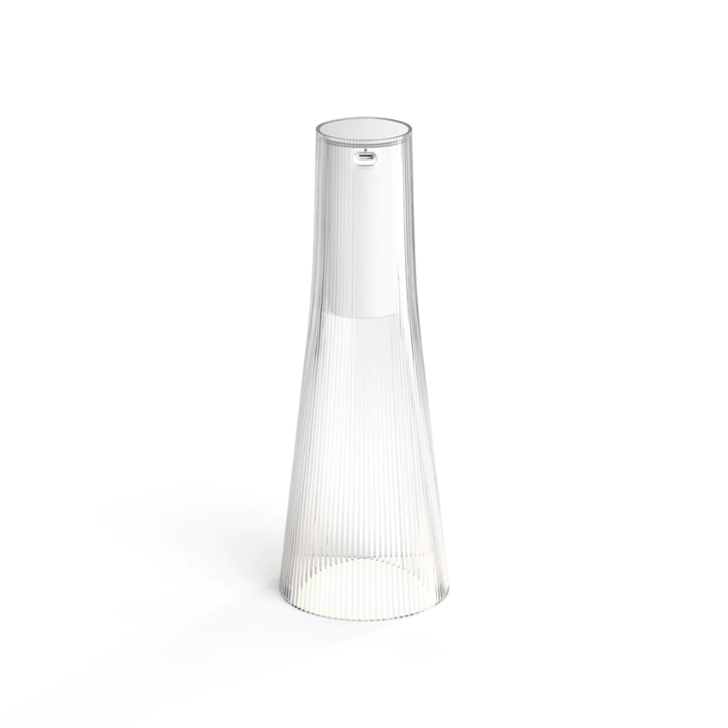 Inspired by a cone of light, Candél’s graceful vessel-like silhouette is in perfect harmony with its surroundings allowing the environment to filter through. Candél casts a warm, intimate candle-like glow that’s sure to seduce and become the central focus of any social gathering.