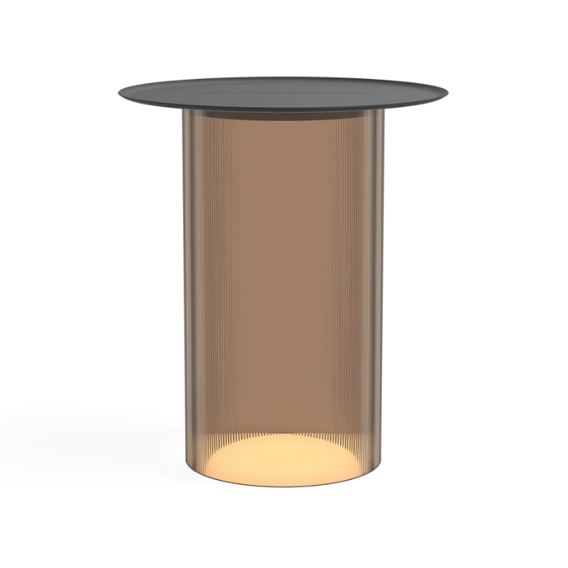 The Carousel Floor from Pablo Designs with the black tray and bronze diffuser.