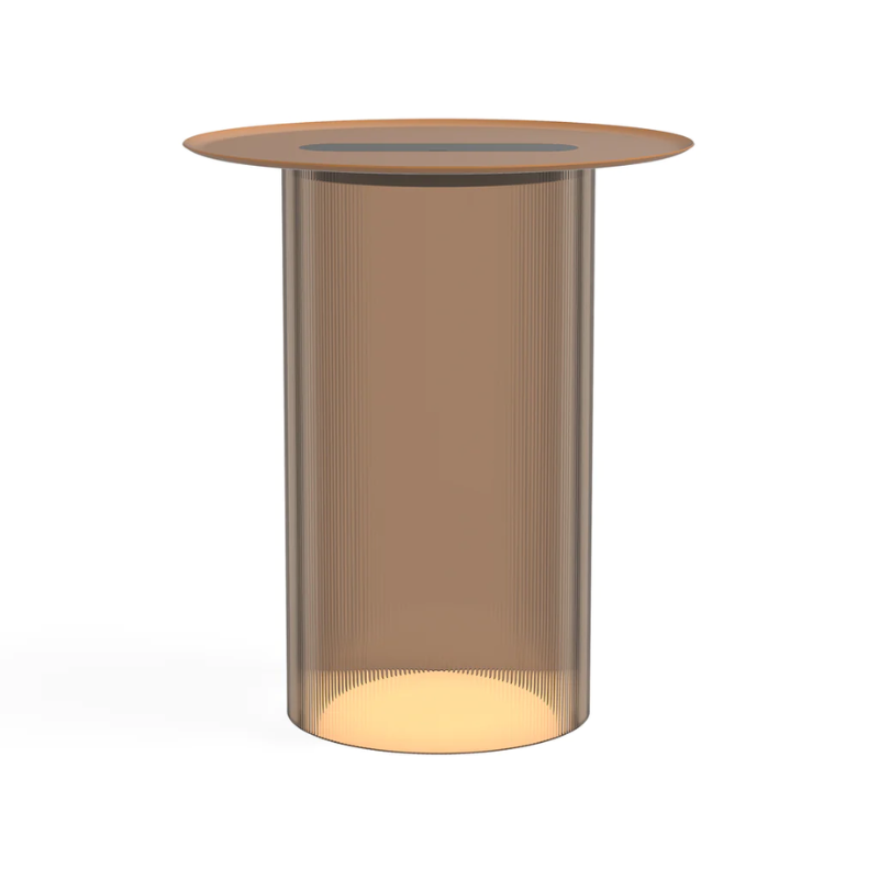 The Carousel Floor from Pablo Designs with the terracotta tray and bronze diffuser.