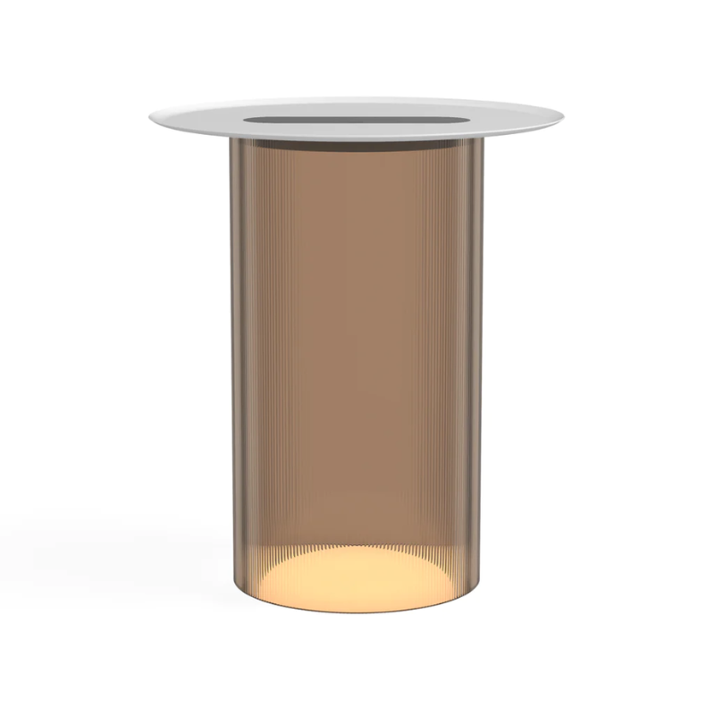 The Carousel Floor from Pablo Designs with the white tray and bronze diffuser.