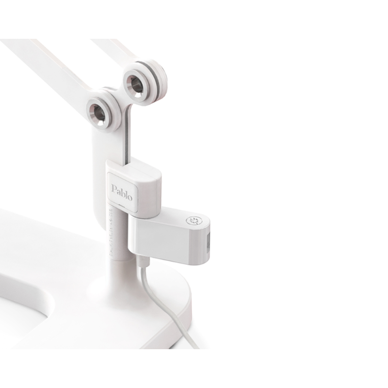 The Link USB-A Port Add-On being used with a Link Table from Pablo Designs.