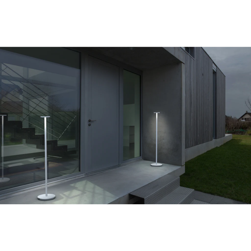 The Luci Floor by Pablo Designs being used at the entrance to a home.