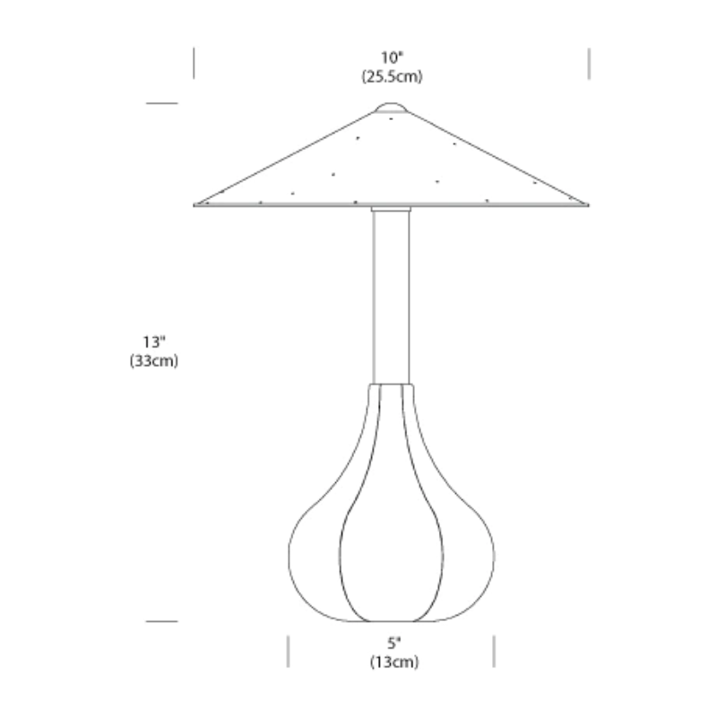 The dimensions of the Piccola from Pablo Designs.