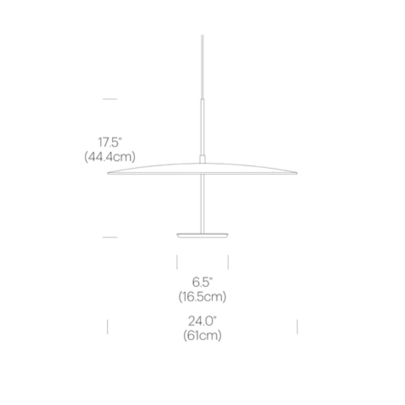 Sky Dome is available in pressed wood shade reflectors that when combined with their powerful 2-sided LED light source gives the lamp a weightless appearance while providing unparalleled illumination in all directions. Sky Dome combines form and function with unsurpassed quality and is available in 2 sizes : 18"(45.8cm) and 24"(61cm).