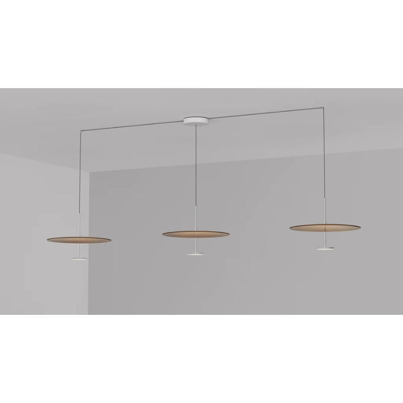 Sky Dome is available in pressed wood shade reflectors that when combined with their powerful 2-sided LED light source gives the lamp a weightless appearance while providing unparalleled illumination in all directions. Sky Dome combines form and function with unsurpassed quality and is available in 2 sizes : 18"(45.8cm) and 24"(61cm).