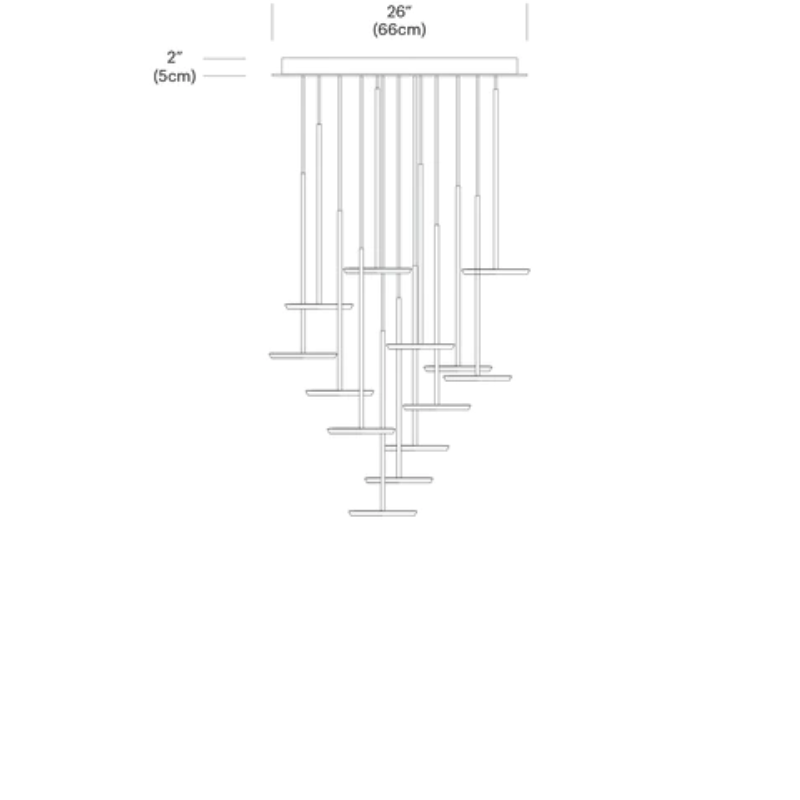 The Sky Collection was inspired as a modular pendant lighting system and Sky Solo is its core foundational element. Its minimal all-aluminum design highlights a powerful two-sided flat panel light source with Dim to Warm LED technology that can deliver up to 1250 lumens of warm ambient light in all directions.