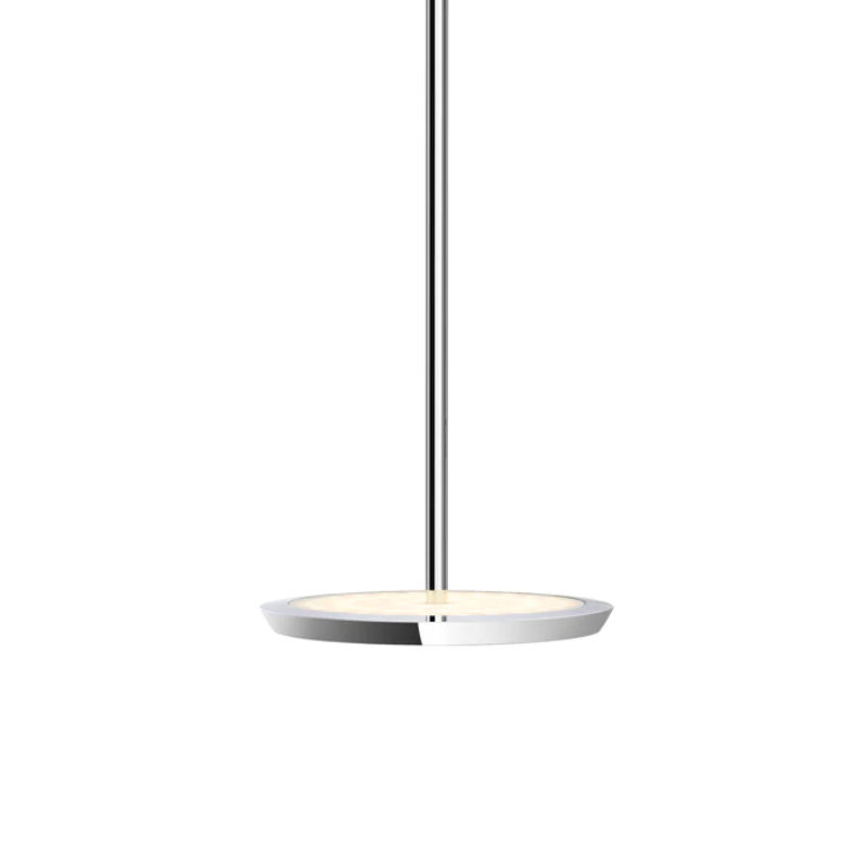 The Sky Solo from Pablo Designs in the polished aluminum finish up close.