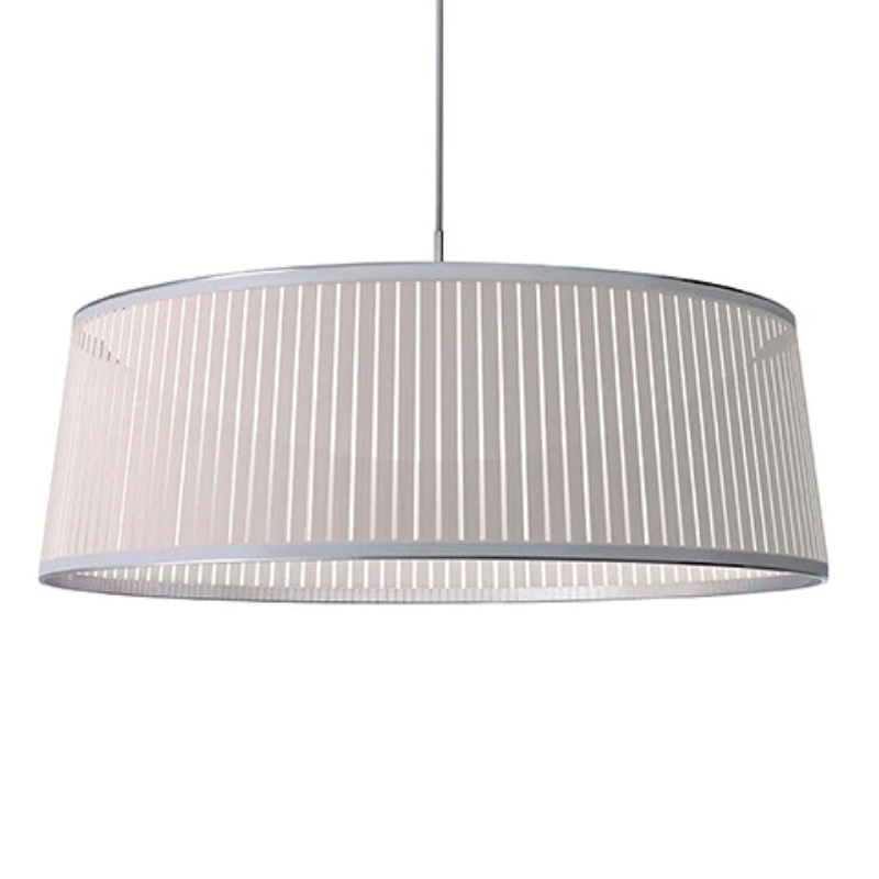 The 36 inch Solis Drum from Pablo Designs in white.