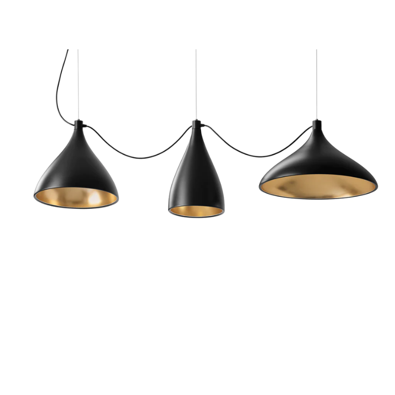 The Swell XL String 3 Mixed from Pablo Designs in black.