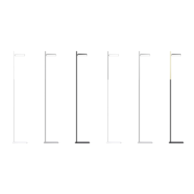 The six color options of the Talia Floor from Pablo Designs alongside one another.