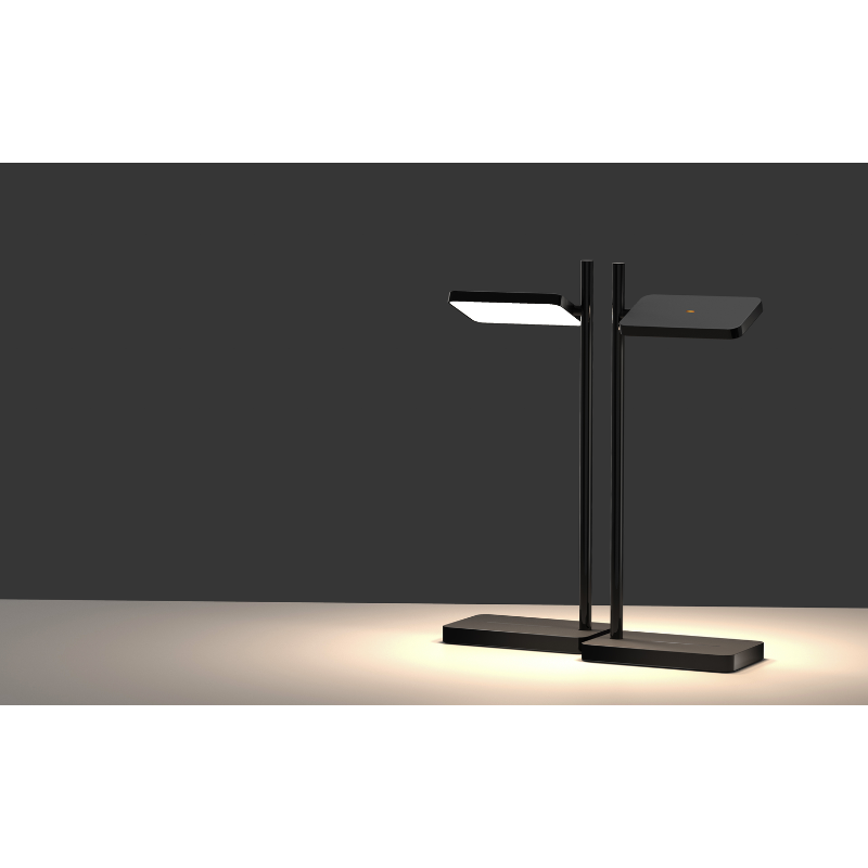 Two of the Talia Table lights from Pablo Designs back to back.