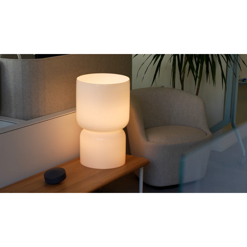 The Totem Table from Pablo Designs in a family space.