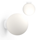 The 16 inch Bola Sphere Flush from Pablo Designs in matte white.