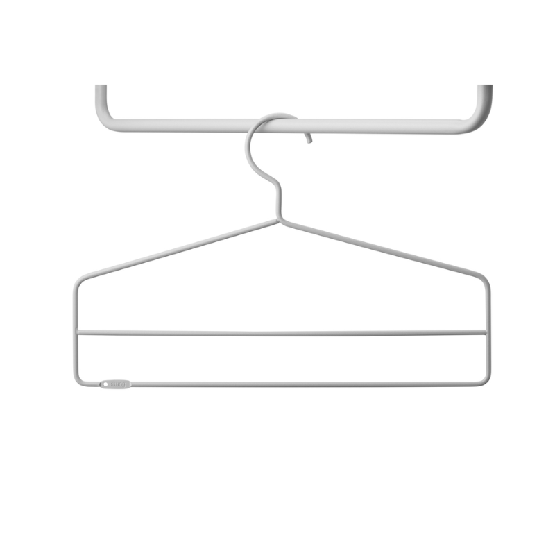 The Coat Hangers from String Furniture in grey.