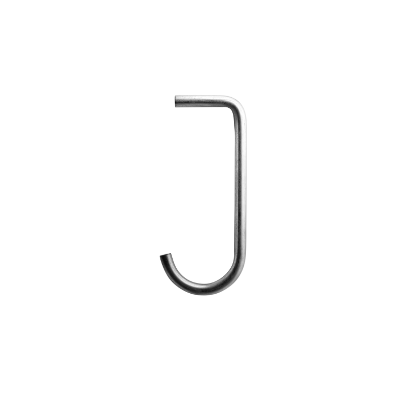 The J Hook from String Furniture in stainless steel.