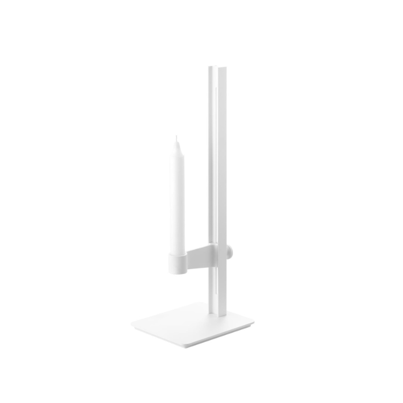 The Museum Candle Holder from String Furniture in white.