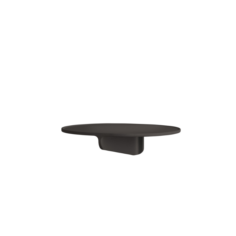 The Museum NM&.045 Console Shelf from String Furniture in black.