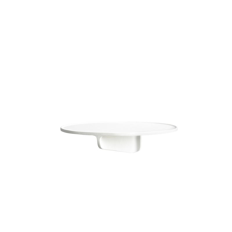 The Museum NM&.045 Console Shelf from String Furniture in white.