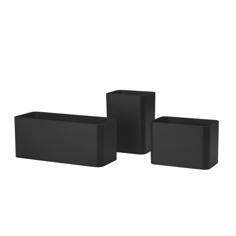 The Organizers from String Furniture in black.