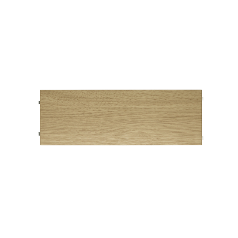 The Shelves from String Furniture in 22 x 7.8 inch size and oak color.
