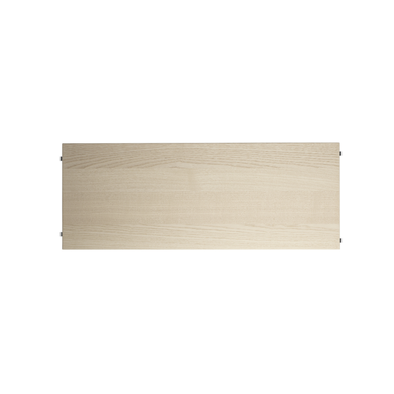 The Shelves from String Furniture in 30 x 11.8 inch size and ash color.