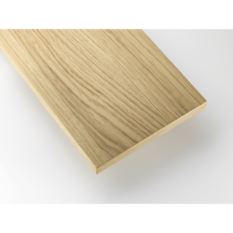 A close up on the oak Shelves from String Furniture.