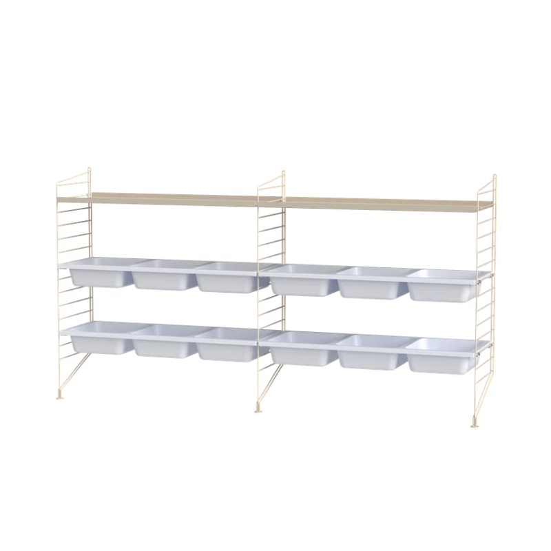 The Kid's Room Bundle F from String Furniture in beige.