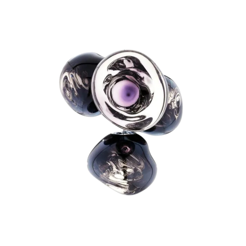 A swarm, huddle, herd, cluster or bunch; there are a thousand ways of configuring our lamps to produce an extraordinary lighting arrangement. The latest additions to Tom Dixon's Melt family includes the Melt Small Chandelier, featuring four orbs protruding from polished tubes and measuring one meter high. Fitted with their new LED module, Tom Dixon's Melt Chandeliers are an attempt to rethink the contemporary chandelier.